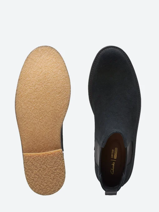 New - Clarkdale Easy in Black Suede Boots