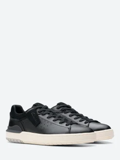 Discount - Courtlite 2 Run in Black Leather Sneakers