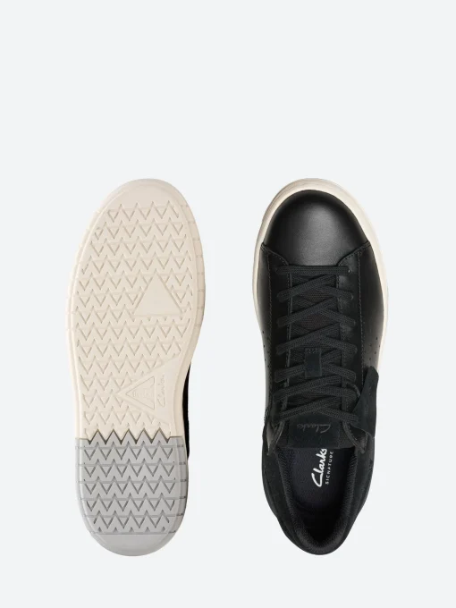 Discount - Courtlite 2 Run in Black Leather Sneakers