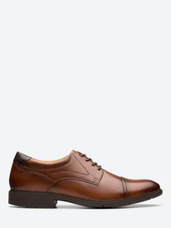 Clearance - Eldredge Cap in Dark Tan Shoes | Lace-Up Shoes