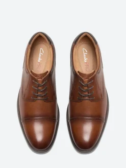 Clearance - Eldredge Cap in Dark Tan Shoes | Lace-Up Shoes