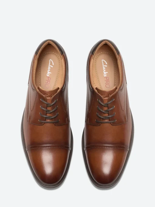 Clearance - Eldredge Cap in Dark Tan Shoes | Lace-Up Shoes