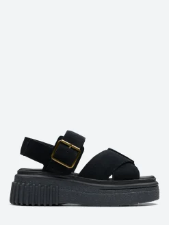 Outlet - Evamar Wish in Black Suede Women Sandals