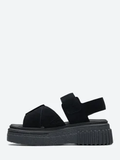 Outlet - Evamar Wish in Black Suede Women Sandals