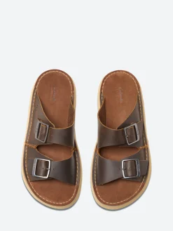 Outlet - Solsbury Strap in Beeswax Leather Slides | Sandals