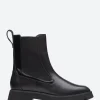 Outlet - Stayso Rise Chelsea Boots in Black Leather Women Overalls & Jumpsuits | Boots