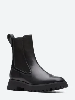 Outlet - Stayso Rise Chelsea Boots in Black Leather Women Overalls & Jumpsuits | Boots
