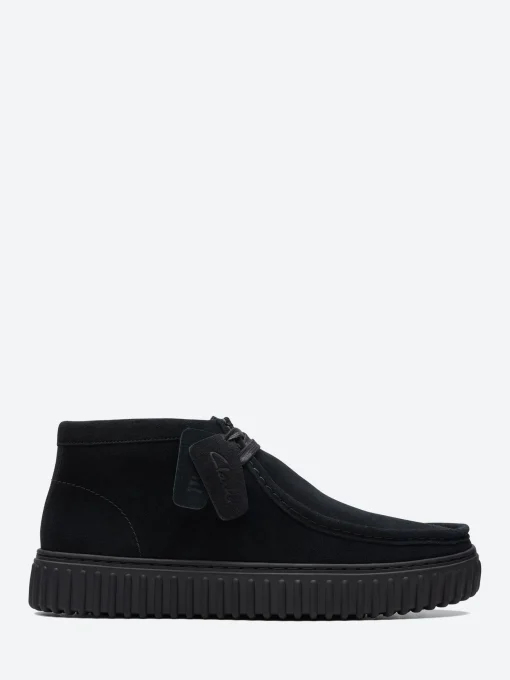 Sale - Torhill Hi in Black Suede Shoes | Lace-Up Shoes