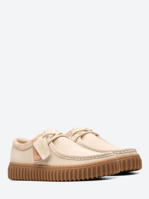 Best - Torhill Lo in Ecru Suede Shoes | Lace-Up Shoes