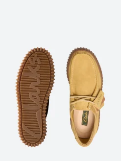 Clearance - Torhill Lo in Golden Tan Suede Shoes | Lace-Up Shoes