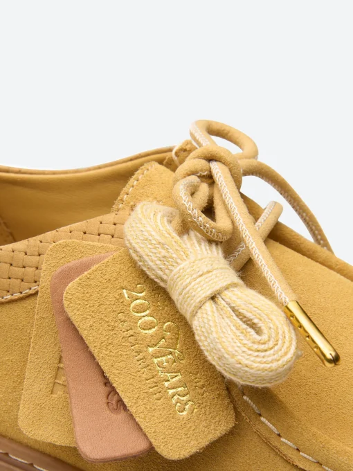 Clearance - Torhill Lo in Golden Tan Suede Shoes | Lace-Up Shoes