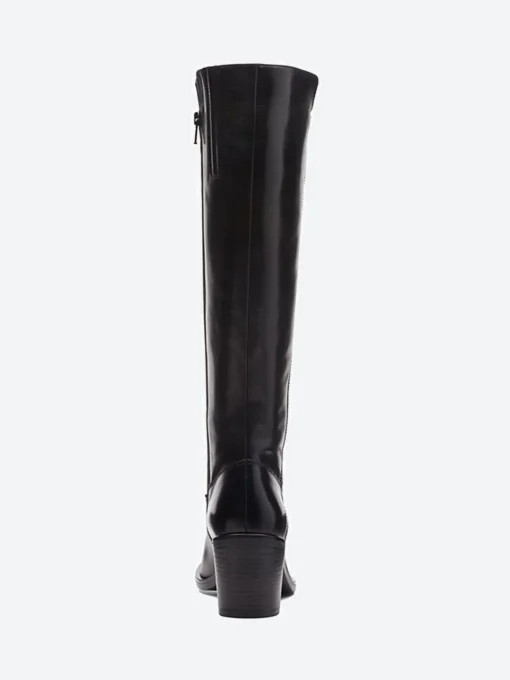 Best - Valvestino Hi in Black Leather Women Overalls & Jumpsuits | Heels
