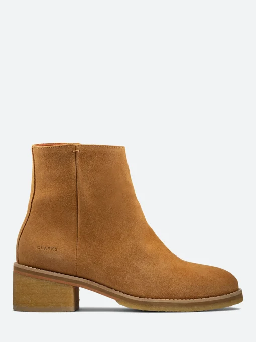 Clearance - Amara Crepe in Tan Suede Women Overalls & Jumpsuits | Heels