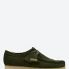 Discount - Men's Wallabee in Forest Green Suede Shoes | Lace-Up Shoes