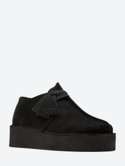 Fashion - Trek Wedge in Black Suede Women Shoes