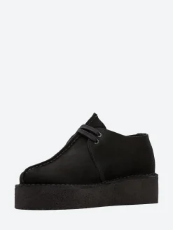 Fashion - Trek Wedge in Black Suede Women Shoes