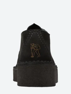 Fashion - Trek Wedge in Black Suede Women Shoes