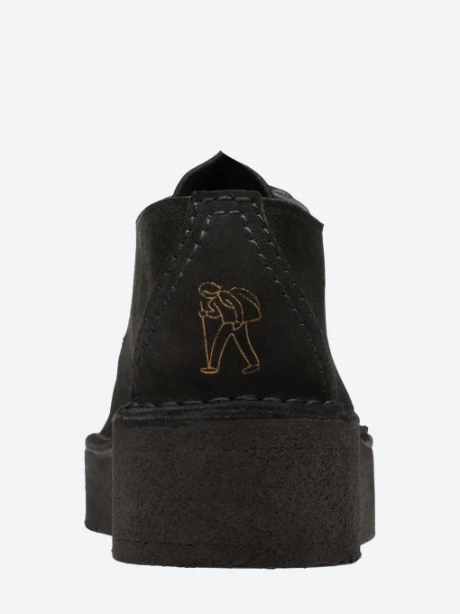 Fashion - Trek Wedge in Black Suede Women Shoes
