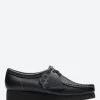 Fashion - Wallabee in Black Tumbled Leather Women Shoes