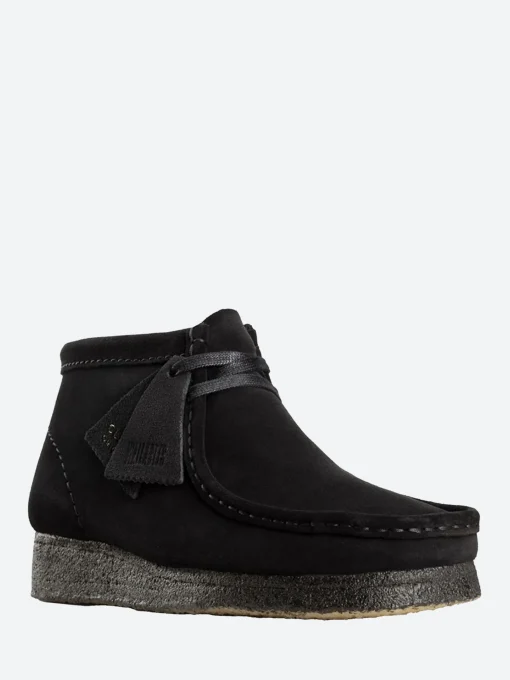 Sale - Wallabee Boot in Black Suede Women Overalls & Jumpsuits | Boots
