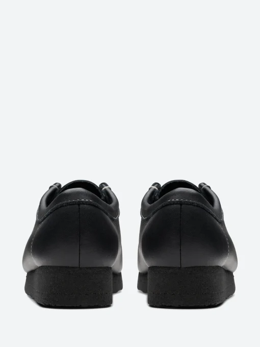 Fashion - Wallabee in Black Tumbled Leather Women Shoes
