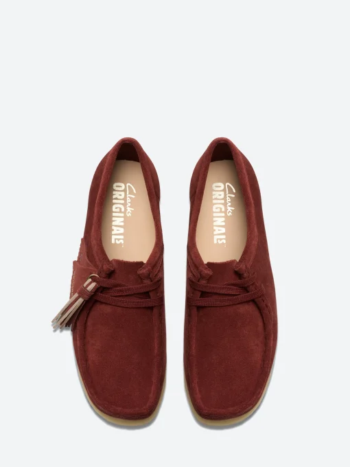 Outlet - Wallabee in Deep Red Suede Women Shoes