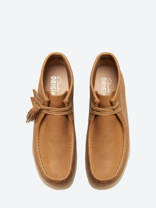 New - Women's Wallabee Boot in Mid Tan Leather Women Overalls & Jumpsuits | Boots