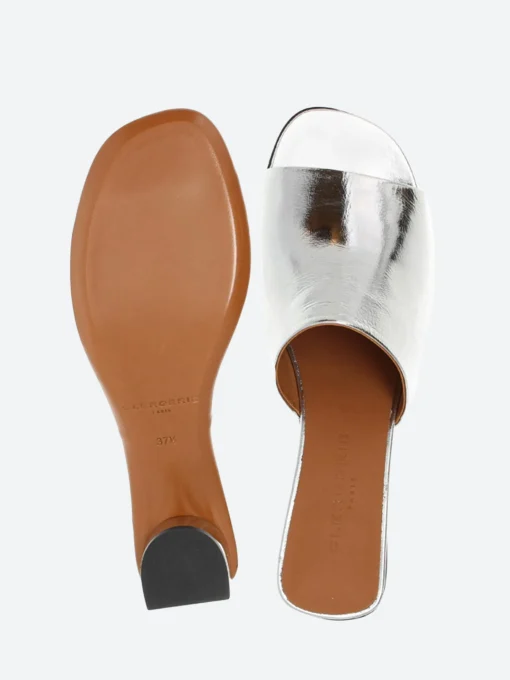 Clearance - Leo in Silver Women Slides | Sandals