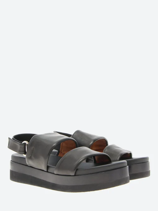 Fashion - Dude Wedge in Black Savannah Women Overalls & Jumpsuits | Sandals