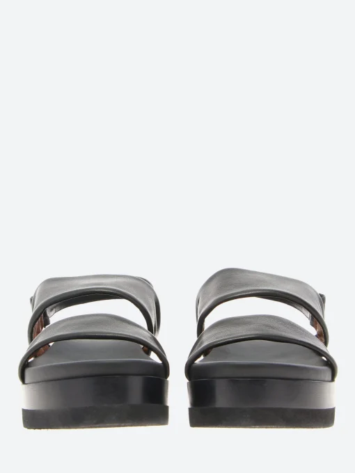 Fashion - Dude Wedge in Black Savannah Women Overalls & Jumpsuits | Sandals
