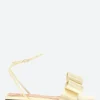 New - Florance Sandal in Champagne Shimmer Suede Women Sandals