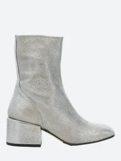 Best - C1395 Ankle Boot in Silver Women Overalls & Jumpsuits | Heels