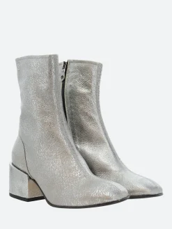 Best - C1395 Ankle Boot in Silver Women Overalls & Jumpsuits | Heels