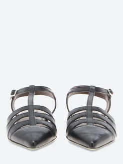 Fashion - C1492 Pointed Toe Flats in Black Women Sandals