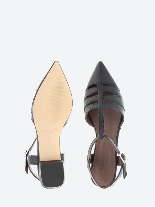 Fashion - C1492 Pointed Toe Flats in Black Women Sandals