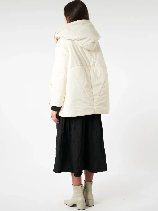 Discount - Padded Coat in Panna/Fango Women Outerwear