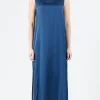 New - RA3032 Slip Dress in Navy Women Dresses