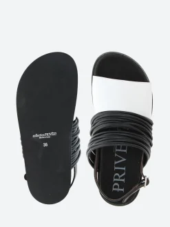 Sale - Timmy Sandal in B.Ottico and Nero Women Overalls & Jumpsuits | Sandals