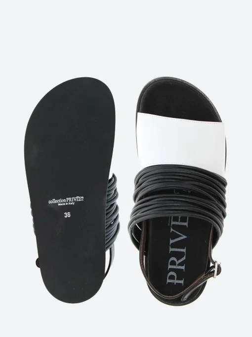 Sale - Timmy Sandal in B.Ottico and Nero Women Overalls & Jumpsuits | Sandals