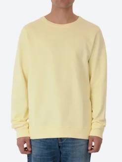 Outlet - Classic Organic Crew in Soft Yellow Sweatshirts