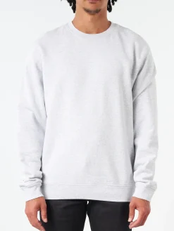 Best - Classic Organic Crew in Snow Melange Sweatshirts