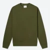 Online - Classic Organic Crew in Seaweed Green Sweatshirts
