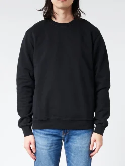 Discount - Classic Organic Crew in Deep Black Sweatshirts