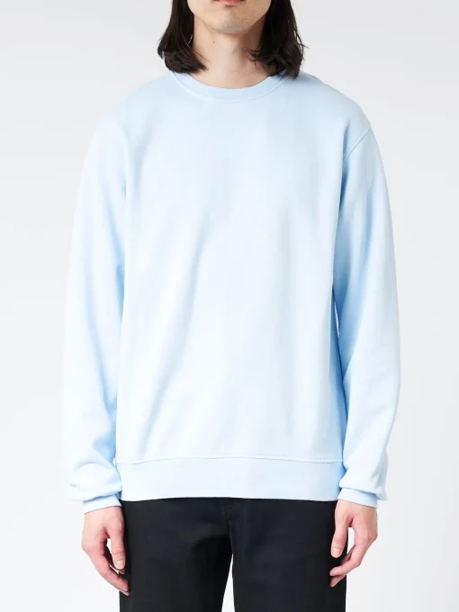 Discount - Classic Organic Crew in Polar Blue Sweatshirts