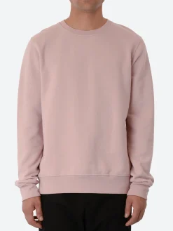Fashion - Classic Organic Crew in Faded Pink Sweatshirts