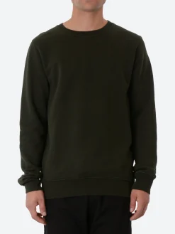 Clearance - Classic Organic Crew in Hunter Green Sweatshirts