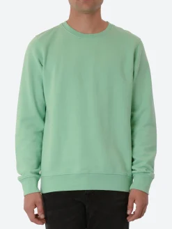 Clearance - Classic Organic Crew in Faded Mint Sweatshirts