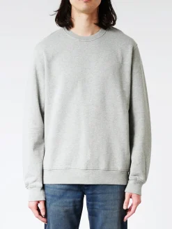 Clearance - Classic Organic Crew in Heather Grey Sweatshirts