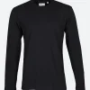 New - Classic Organic Long Sleeve Tee in Deep Black T-Shirts