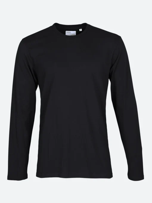 New - Classic Organic Long Sleeve Tee in Deep Black T-Shirts